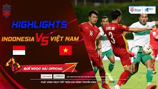 Highlights | Indonesia - Việt Nam | Indonesia chơi quá thô bạo, làm chùn chân các chàng trai áo đỏ