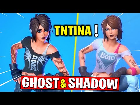 How To Get Shadow Or Ghost TNTINA - 18 TNTina Challenges! Destroy Ghost or Shadow Dropboxes Fortnite