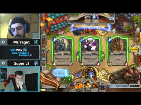 Weplay Hearthstone League SemiFinal 1 - SuperJJ vs Mr.Yagut