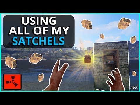 Using ALL Of My Satchel Charges to RAID! Rust Solo Survival Gameplay Part 3