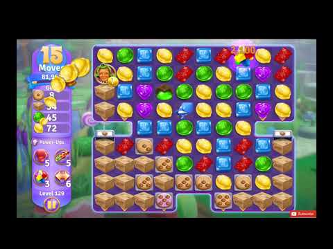 Wonka's World of Candy Level 129 NO BOOSTERS - A S GAMING