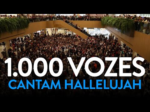 Maior Flash Mob Coral do Brasil - Hallelujah, cantado pelo Alma Coralis e Mega Flash Mob