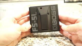 Video thumbnail for Boss FS-5L Latch Foot Switch (Review) by DoseReviews
