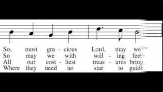 As with Gladness Men of Old - Soprano Only - Learn How to Sing Christmas Carols