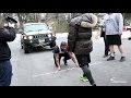 Truck Pull Challenge Bodybuilders vs Football Players