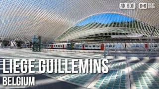 Liège-Guillemins Railway Station -  🇧🇪 Belgium [4K HDR] Walking Tour