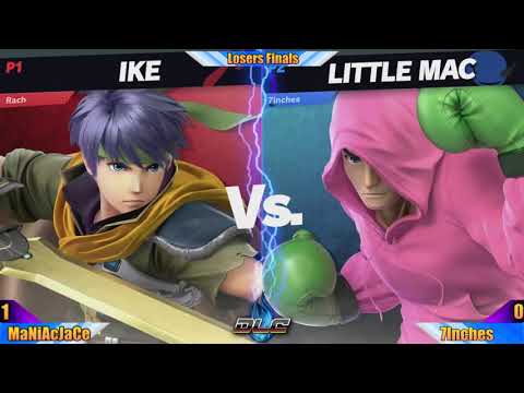 Ultimate SmashaPalooza #17: Losers Finals - MaNiAcJaCe (Ike) vs 7inches (Little Mac)