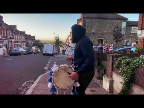 Dhol freestyle in the streets of London #TeamLaveIt