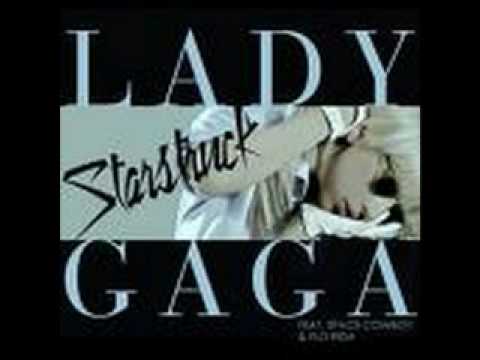 Lady Gaga - Starstruck lyrics on screen