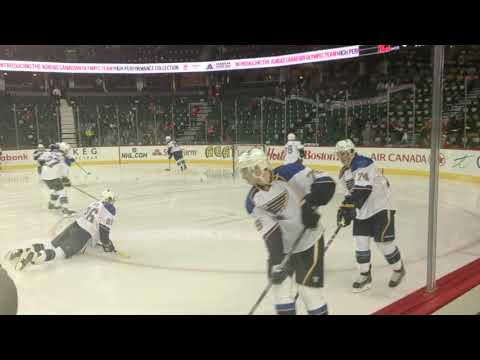 St Louis Blues Warm-up Dec 23 2013