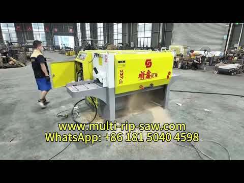 Square Lumber Multi Rip Saw Machine for Making Wooden Pallets Barecore Blockboard Sawmill