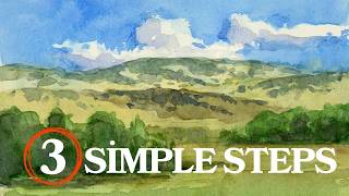 How to Paint Watercolor Landscapes in 3 Simple Steps