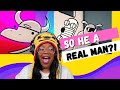 REAL MAN Asdfmovie Skateboarding Cow Song TomSka AyChristene Reacts