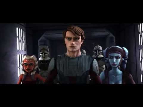 Star Wars: The Clone Wars  - Anakin & Ahsoka Tano rescuing Aayla Secura [1080p]
