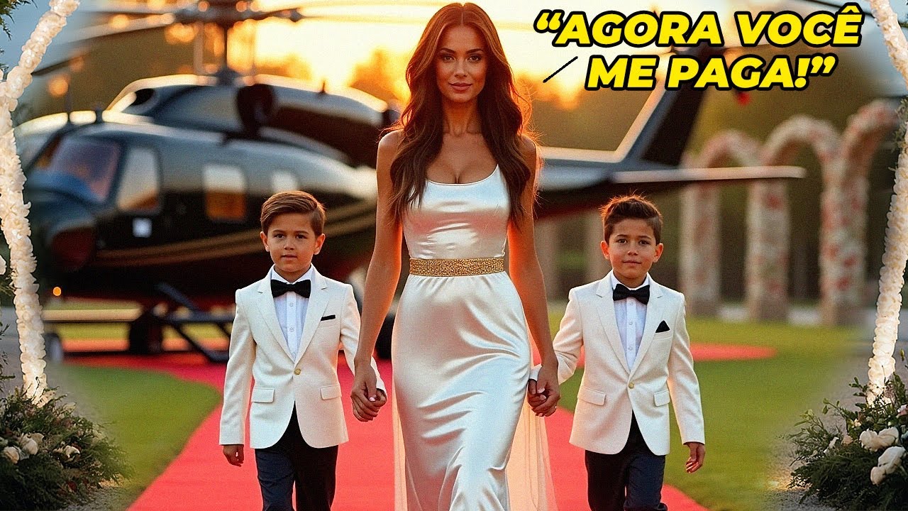 O MILIONÁRIO EXPULSOU SUA ESPOSA — 7 ANOS DEPOIS ELA VOLTOU COM GÊMEOS E UM SEGREDO QUE O DESTRUIU!