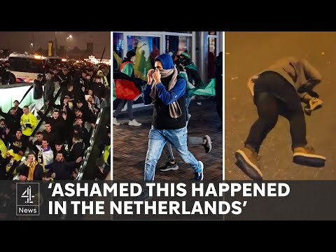 Amsterdam violence against Israeli football fans condemned as ‘antisemitic’