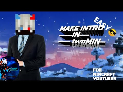 🔥EASY 2MIN MINECRAFT INTRO TUTORIAL WITH YOUR LOGO!🔥