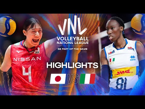 Japan 🇯🇵 vs. Italy 🇮🇹 - Highlights | Week 2 | Women's VNL 2025