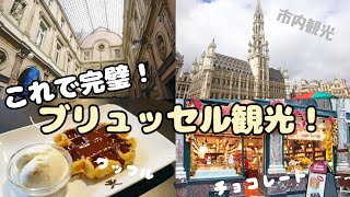 ブリュッセル観光するならこれ見て完璧！ブリュッセルの定番スポット5選！62日間ヨーロッパ2日目/4K