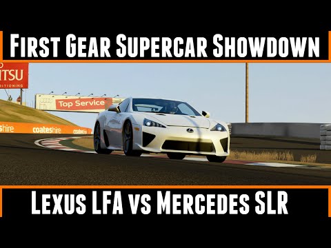 First Gear Supercar Showdown Lexus LFA vs Mercedes SLR (Forza 5)