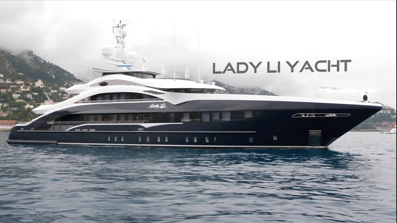 VISITING A 50 MILLION Mega Yacht LADY LI