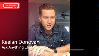 Keelan Donovan Tells Us About Playing "House Concerts" & Touch & Go. Part 1