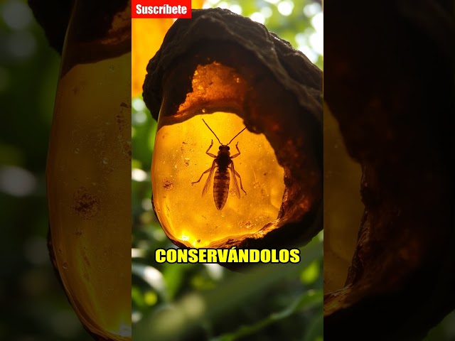 Vídeo relacionado con Kichvoe Adorno Decorativo de Insecto Fósil de Resina Portátil para Decoración Paleontológica en Casa y Actividades al Aire Libre