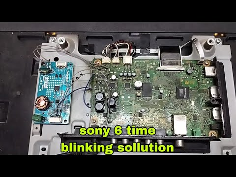 sony klv-32r482b 6 time blinking sollution.