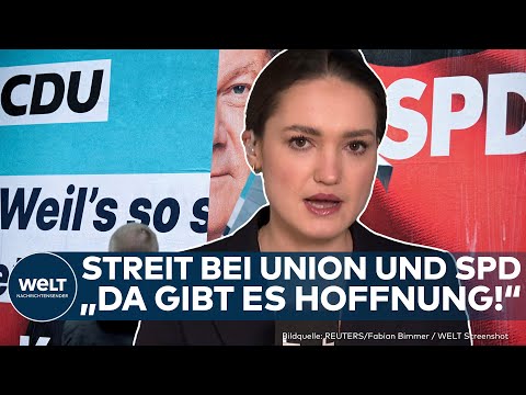 BUNDESTAGSWAHL: Wirtschaft, Sicherheit, Migration - Das sind die Knackpunkte bei Union und SPD