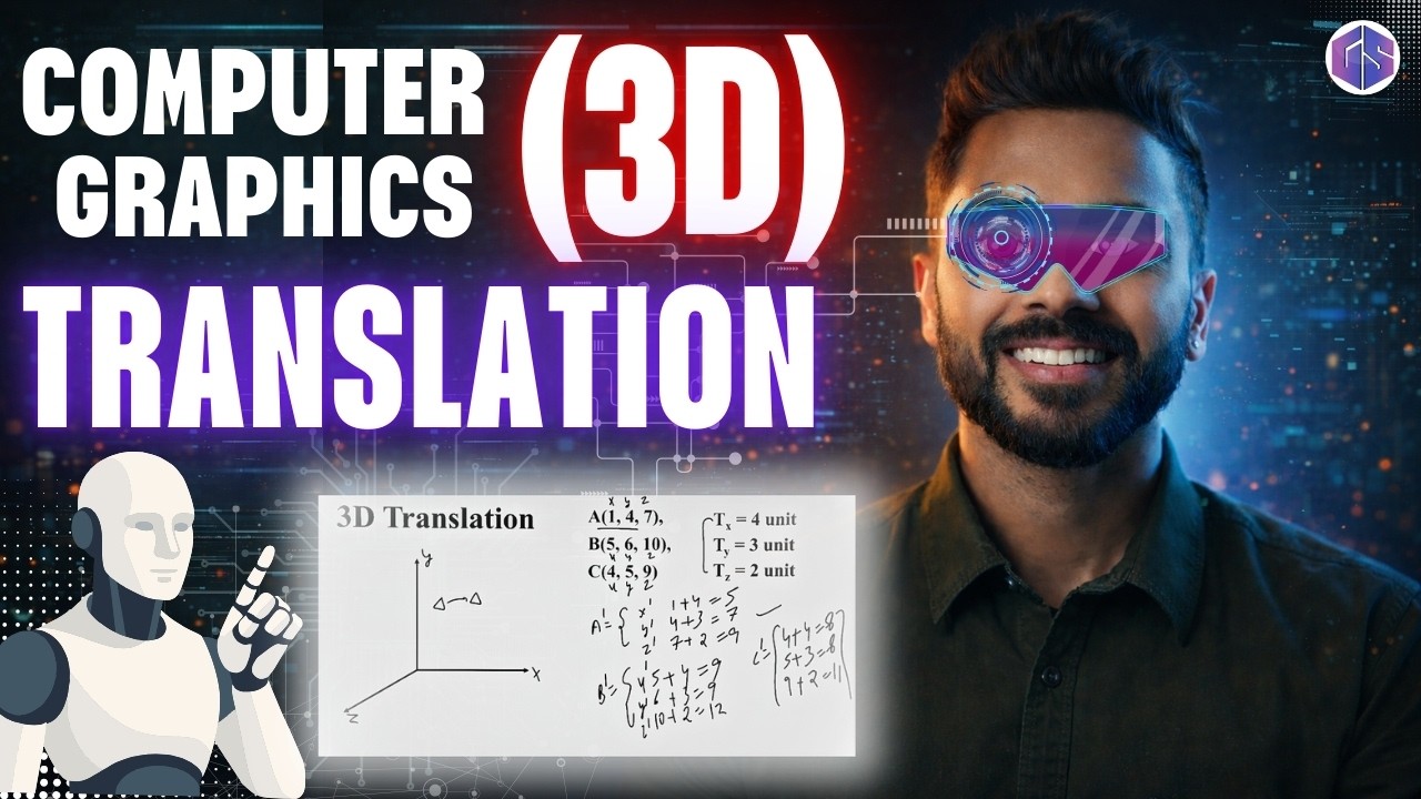 3D Translation in Computer Graphics