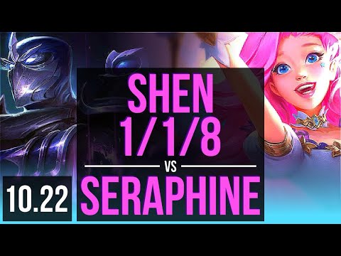 SHEN & Jhin vs SERAPHINE & Draven (SUPPORT) | 1/1/8 | KR Diamond | v10.22
