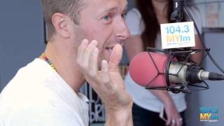 Chris Martin talks to Valentine in the Morning on 104.3 MYfm - May 5, 2016