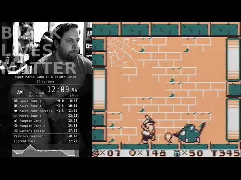 Super Mario Land 2: 6 Golden Coins - Glitchless - 27:02