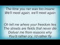 Joe Perry - The Crystal Ship Lyrics