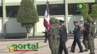 Toma de protesta en el 63o Batallón de Infantería 26:a Zona Militar