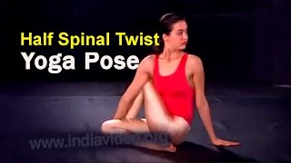 Half Spinal Twist - Ardha Matsyendrasana Yoga Pose