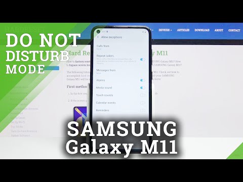 How to Enable Do Not Disturb Mode on SAMSUNG Galaxy M11 – Turn On Do Not Disturb Mode