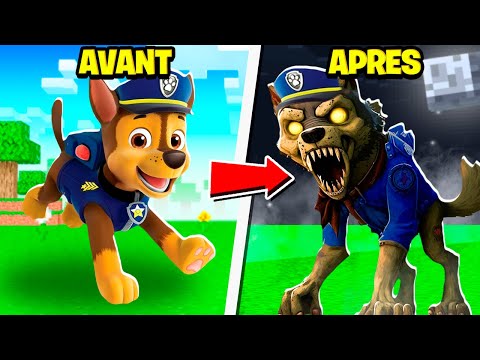 Dangerous Chase in Minecraft! (Paw Patrol)