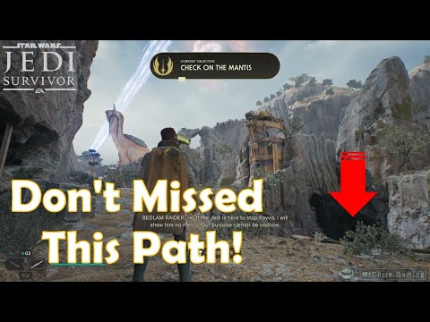 Easily Missed this Path in Derelict Dam  - Star Wars Jedi: Survivor