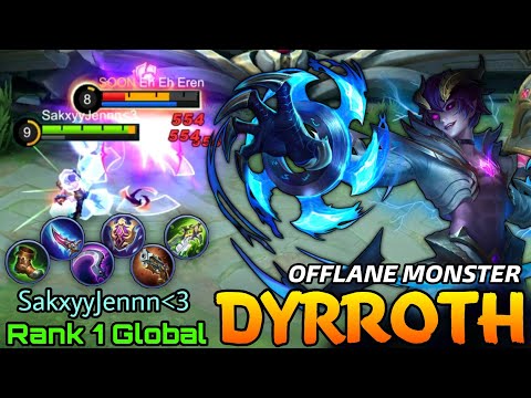 17 Kills Dyrroth Offlane Monster! - Top 1 Global Dyrroth by SakxyyJennn - Mobile Legends