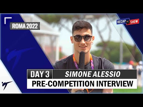 SIMONE ALESSIO (-80KG) PRE-COMPETITION INTERVIEW - ROMA 2022 WT GRAND PRIX
