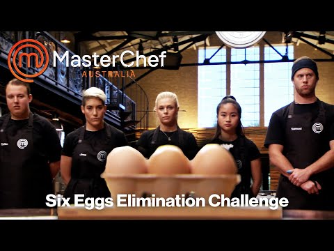 Six Eggs Elimination Challenge! | MasterChef Australia | S9 E25