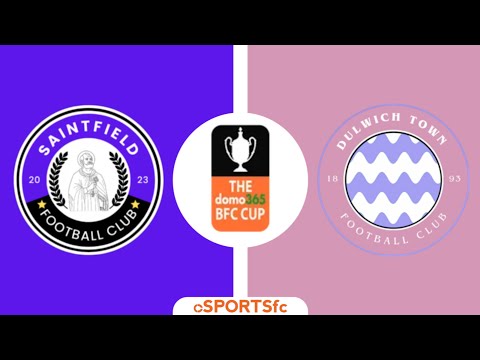The domo365 BFC Cup - Saintfield Park v. Dulwich Town - 1st ROUND