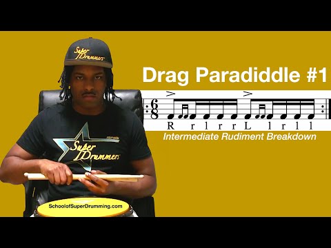 INTERMEDIATE FOR DRUMMERS | Drag Paradiddle #1 Rudiment Breakdown