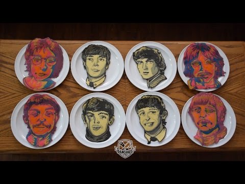 The Beatles Pancake Art