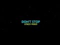 Olamide - Don't Stop Lyrics Video