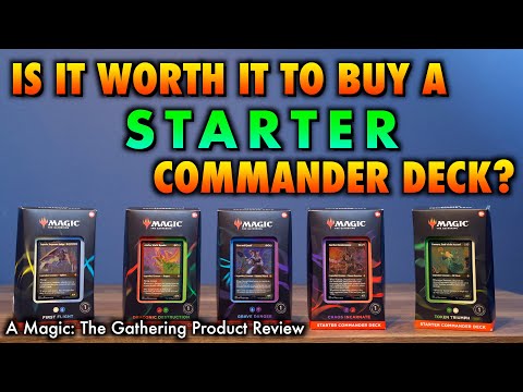 Is It Worth It To Buy A Starter Commander Deck? | A New Magic: The Gathering EDH Product Line