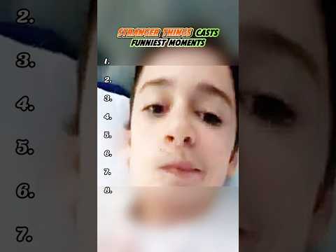 Stranger Things Casts Funniest Moments. #StrangerThings #milliebobbybrown