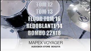 Video thumbnail for PROBANDO / TESTING MAPEX VOYAGER DRUMS by Julio Contreras