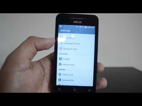 How to Reset ASUS Zenfone 4 to Factory Settings